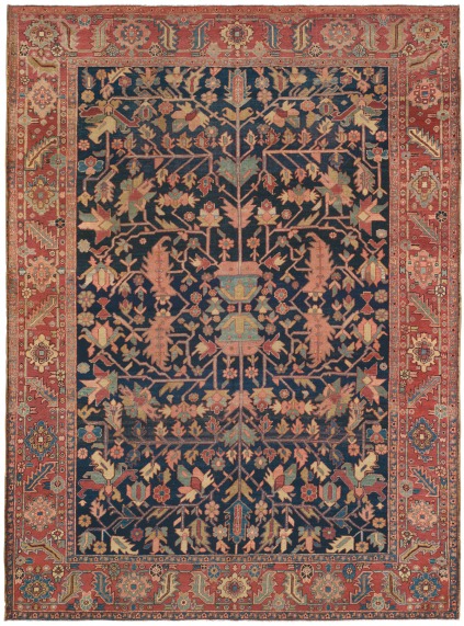 Antique Persian Rug, Bakshiash Style